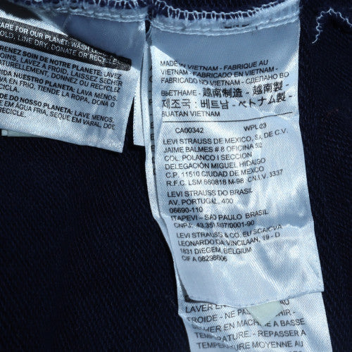 Levi's Mens Multicoloured Small Pullover Hoodie with Logo Print