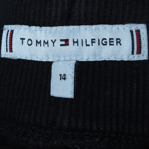 Tommy Hilfiger Men's Black Cotton Jogger Sweatpants Size 14