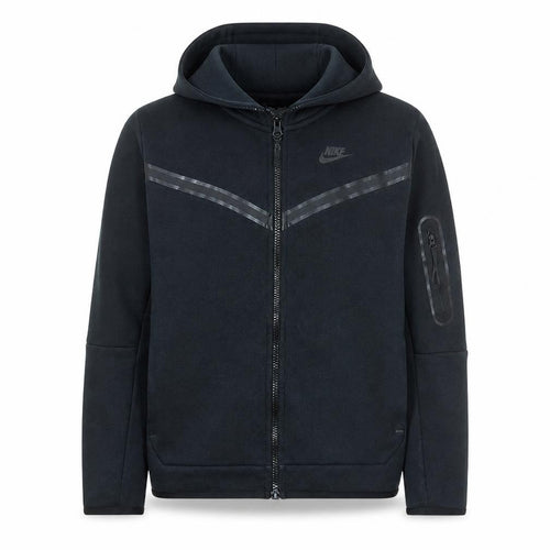 Nike Boys Black Full Zip Hoodie XL 158-170cm Hooded Sweatshirt