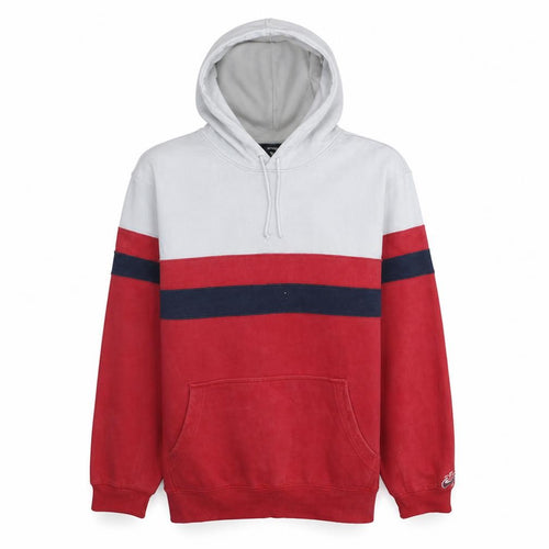 Nike SB Men's Red White Pullover Hoodie Large Fleece Sportswear