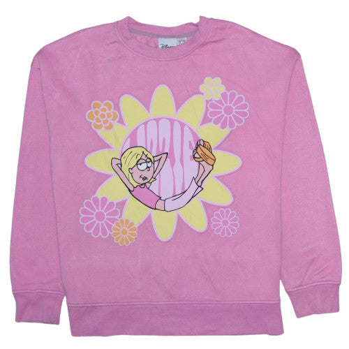 Disney Lizzie McGuire Pink Graphic Sweatshirt Girls S Pullover