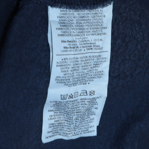 Nike Men's Blue Logo Crew Neck Pullover Sweatshirt Size L