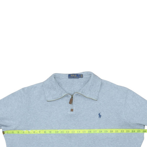Ralph Lauren Men's Grey Collared 1/2 Zip Sweatshirt Size L