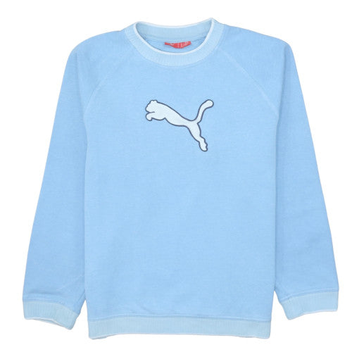Puma Boys Blue Crew Neck Sweatshirt XL (14-15 Years) Cotton Blend