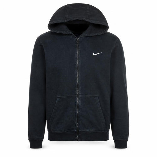 Nike Men's Black Full Zip Hoodie M Sports Fleece Sweatshirt