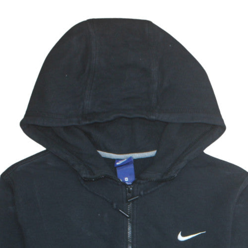 Nike Men's Black Full Zip Hoodie M Sports Fleece Sweatshirt