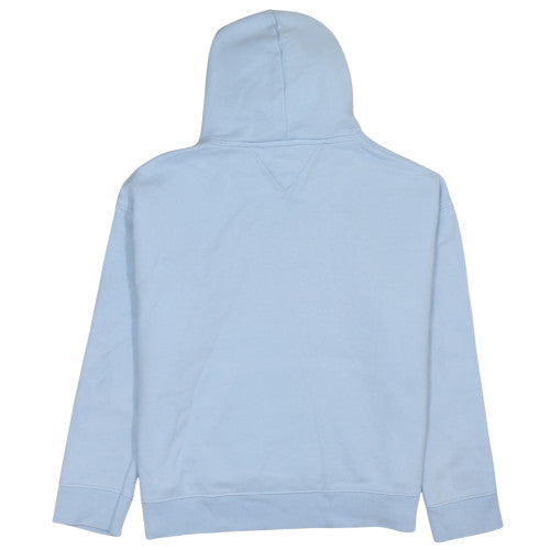 Tommy Jeans Womens Light Blue XL Pullover Hoodie 100% Cotton