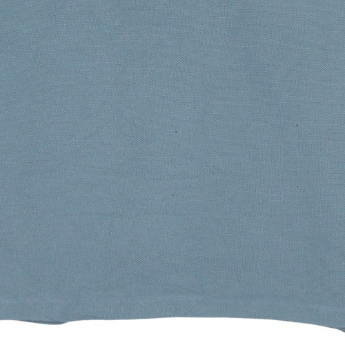 Reebok Men Blue Pullover Sweatshirt L Crew Neck Logo Sportswear