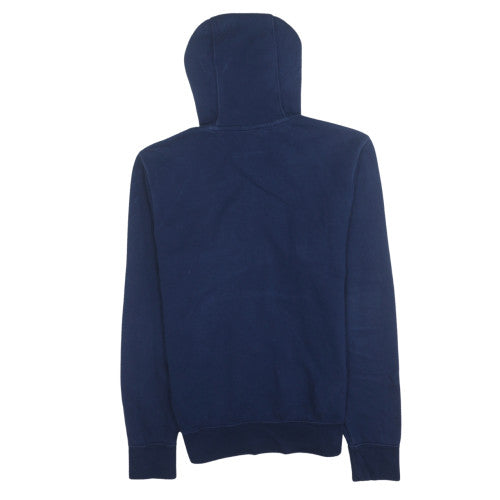 Nike Men's Blue XS Pullover Hoodie Just Do It Graphic Logo Sweatshirt