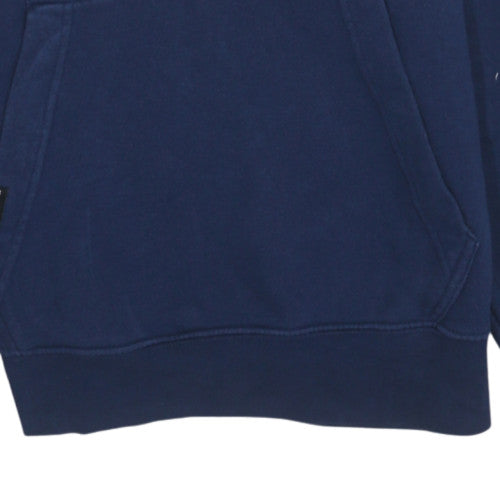 Nike Men's Blue XS Pullover Hoodie Just Do It Graphic Logo Sweatshirt