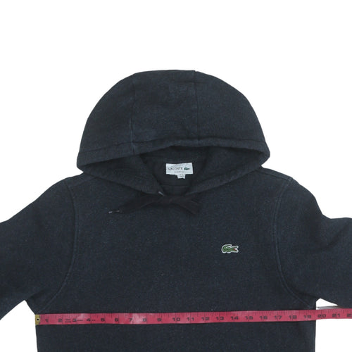 Lacoste Men's Black Classic Fit Pullover Hoodie Size M