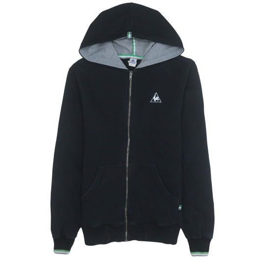 Le Coq Sportif Men's Black Full Zip Hoodie Size L Sportswear