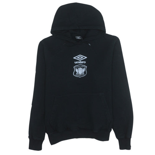 Umbro Mens Black Pullover Hoodie Carlisle United Medium