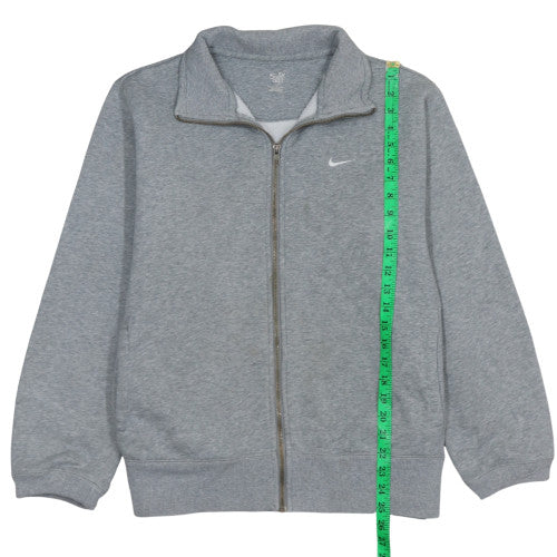 Nike Men's Grey Full Zip Sweatshirt Large Classic Style