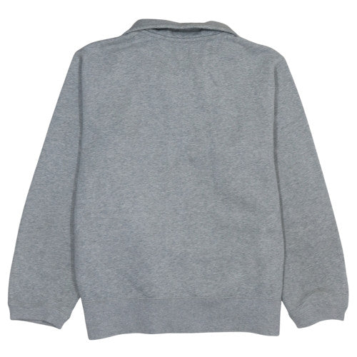 Nike Men's Grey Full Zip Sweatshirt Large Classic Style