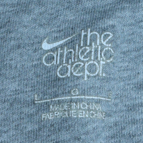 Nike Men's Grey Full Zip Sweatshirt Large Classic Style