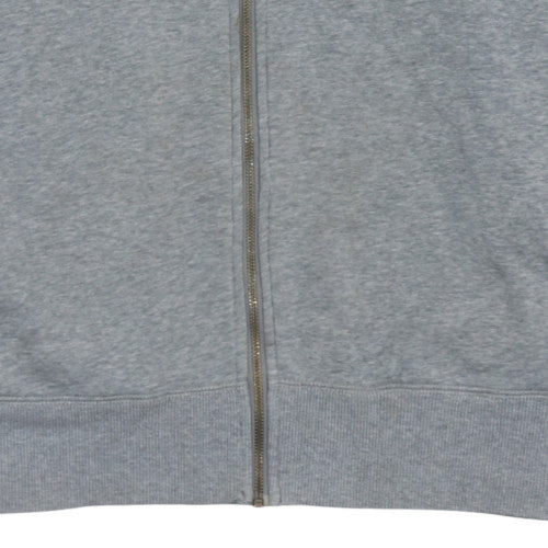 Nike Men's Grey Full Zip Sweatshirt Large Classic Style