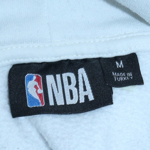 Primark Men’s White Chicago Bulls NBA Hoodie Size M Pullover Fleece