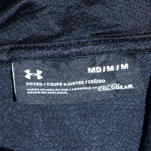 Under Armour Men's Black Pullover Hoodie Medium Athletic Fit