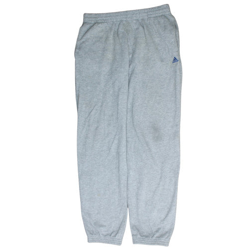 Adidas Mens Grey L Sweatpants Jogger Trousers Essentials