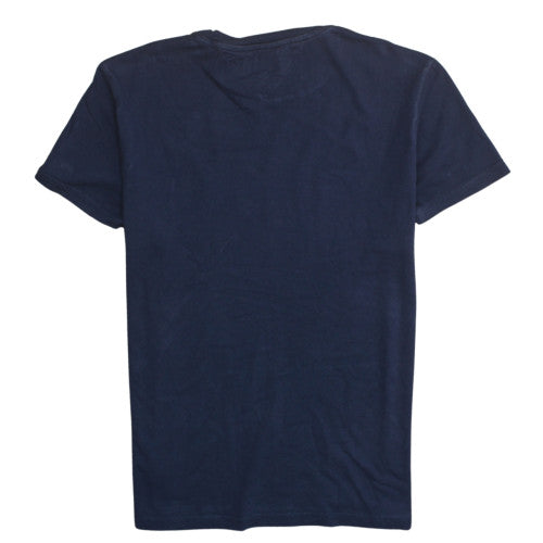 Tommy Jeans Men Blue Colourblock Cotton T-Shirt Size S