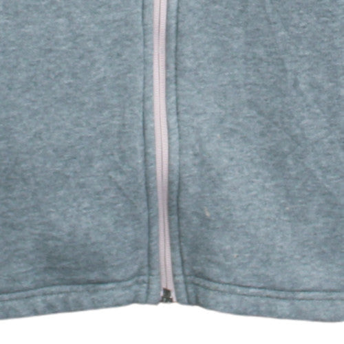 Puma Girls Grey Full Zip Hoodie 15-16 Years Fleece Sportswear