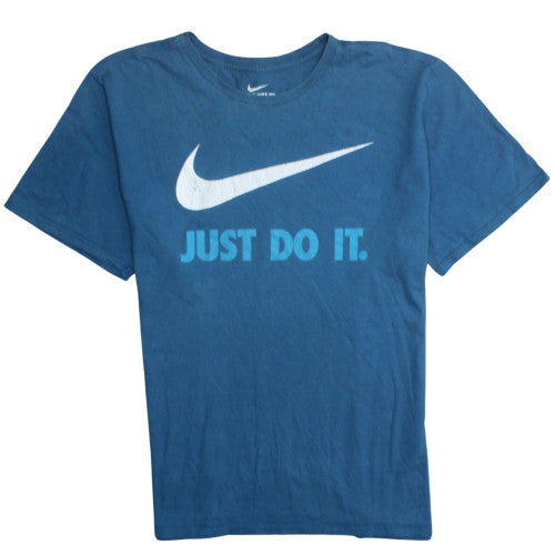 Nike Men's Blue Just Do It Athletic Fit T-Shirt Size XXL