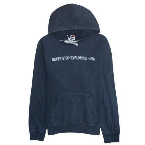 The North Face Men's Blue Pullover Hoodie L Outdoor Adventure