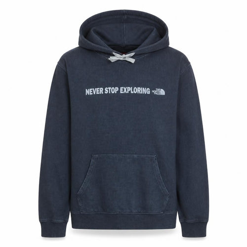 The North Face Men's Blue Pullover Hoodie L Outdoor Adventure
