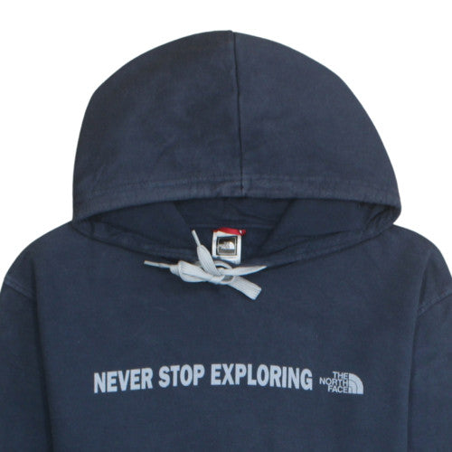 The North Face Men's Blue Pullover Hoodie L Outdoor Adventure