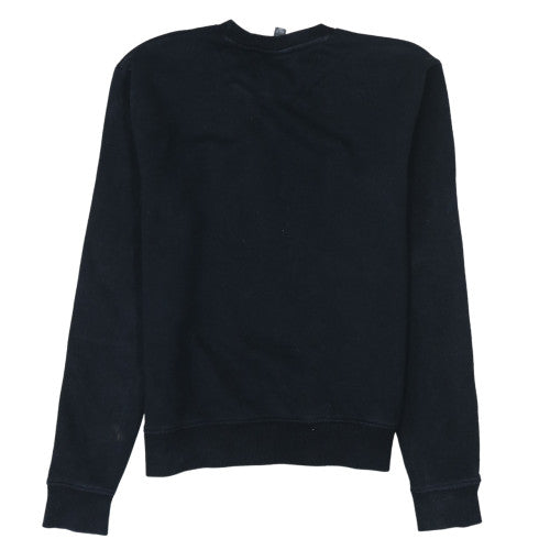 Ellesse Womens Black UK 10 Pullover Sweatshirt Cotton Blend Logo