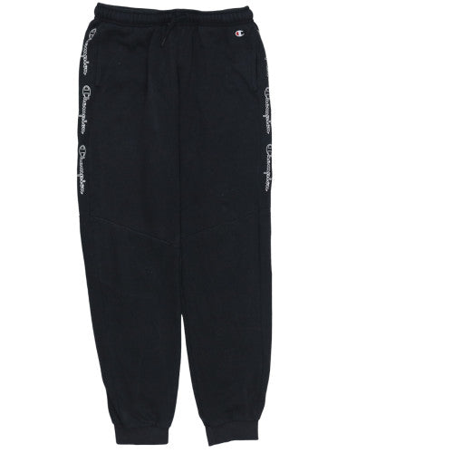Champion Boys Black XL Jogger Sweatpants 13-14 Years Elastic Waist Fleece