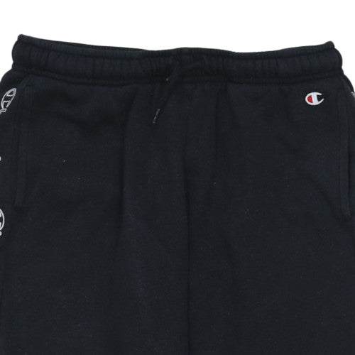 Champion Boys Black XL Jogger Sweatpants 13-14 Years Elastic Waist Fleece