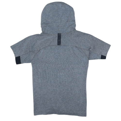 Nike Boys Grey Pullover Short Sleeve Hoodie 12-13 Years Regular Fit