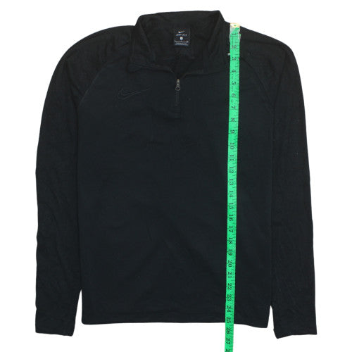 Nike Dri-FIT Men's Black S 1/4 Zip Athletic Sweatshirt