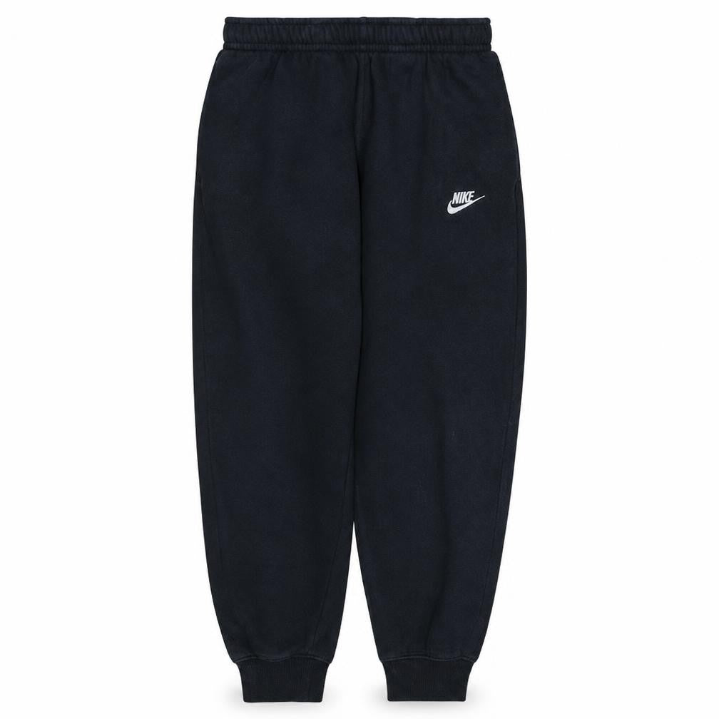 Front view of Nike Men's Black Fleece Sweatpants Small Regular Fit