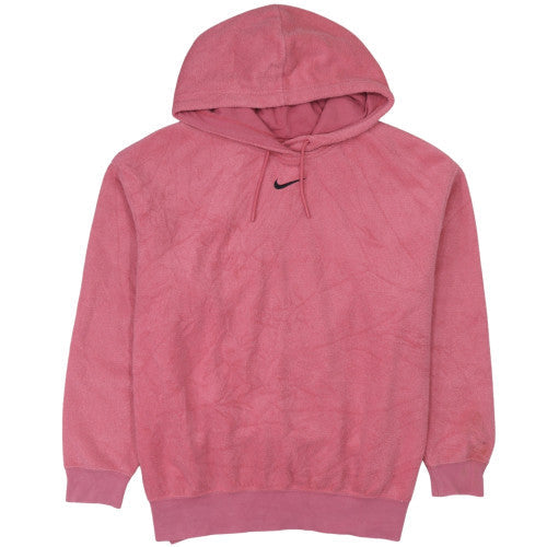 Nike Women’s Pink Pullover Hoodie Medium Hooded Sweatshirt