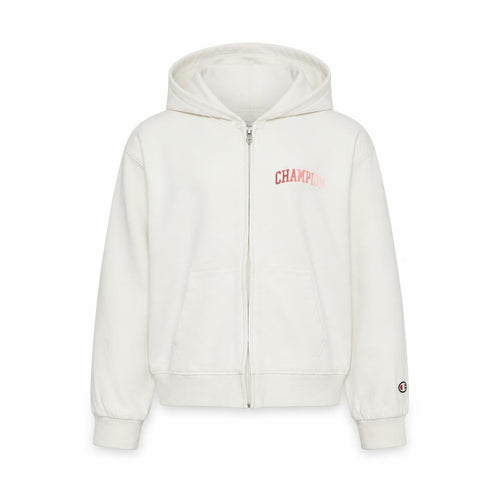 Champion Girls White Hooded Full Zip Basic Jacket 13-14 Years