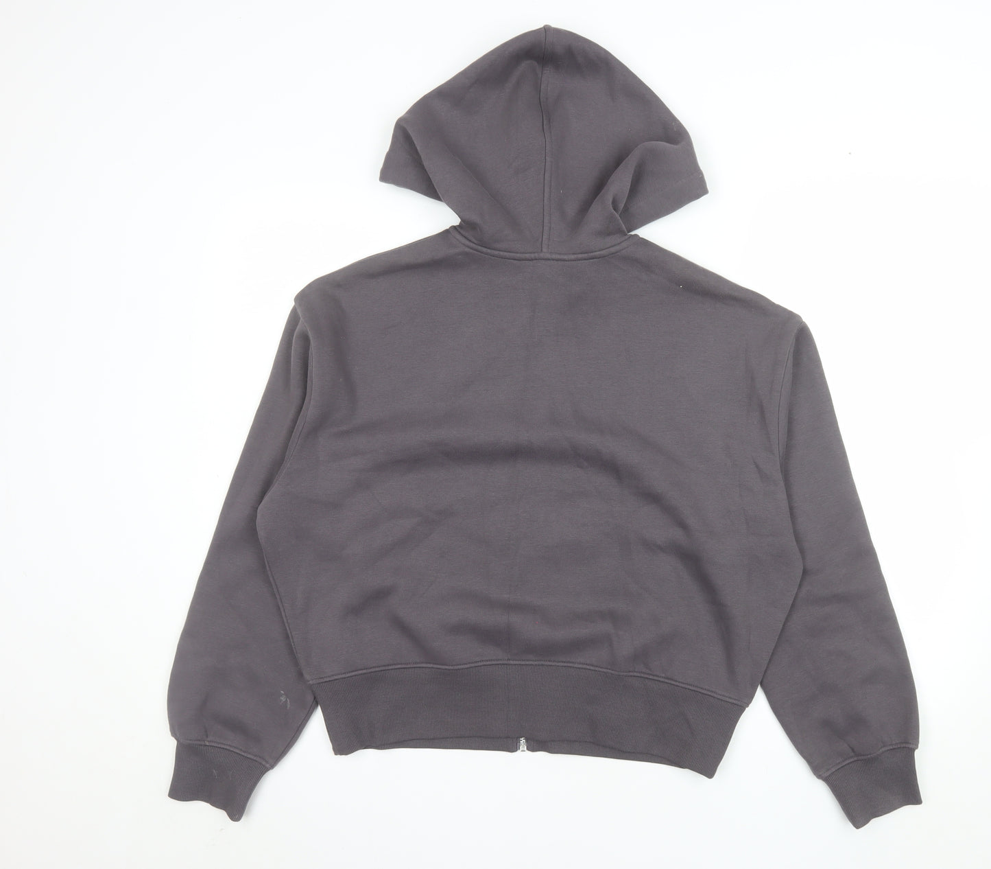 Marks and Spencer Women Grey Small Hoodie Zip Jacket