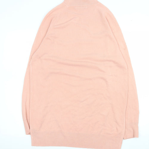 Very Women's Pink Mock Neck Long Sleeve Knit Jumper Size 14
