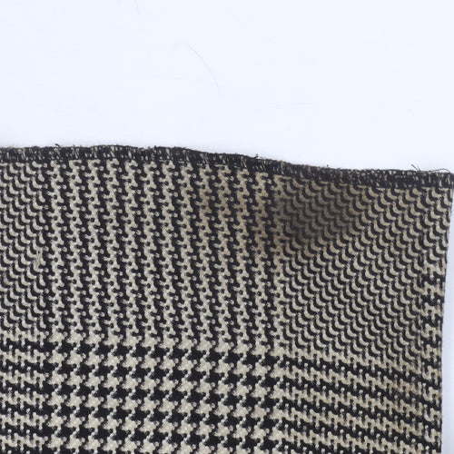 Light Before Dark Women's Black Check Tweed Paperbag Trousers XS