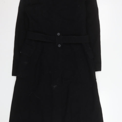 Rocha.John Rocha Women's Black Wool Trench Coat Size 10