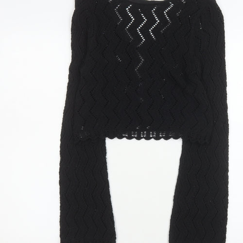 River Island Women’s Black V-Neck Knit Cardigan Size 6