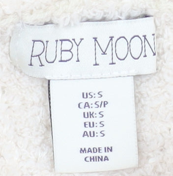 Ruby Moon Women’s Ivory Cable-Knit Button Cardigan Size S