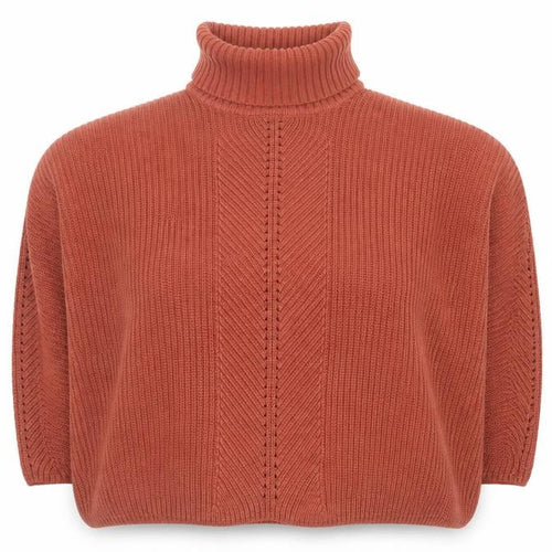 Miss Selfridge Women’s Brown Roll Neck Acrylic Jumper Size 12