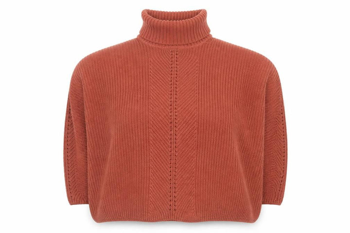 Miss Selfridge Women’s Brown Roll Neck Acrylic Jumper Size 12