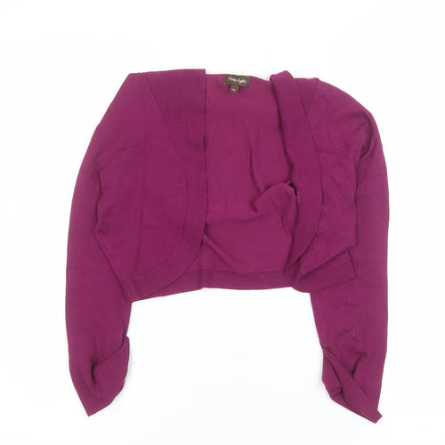 Phase Eight Women's Purple Shrug Knit Cardigan Size 10