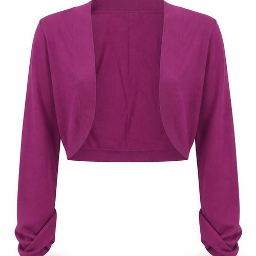 Phase Eight Women's Purple Shrug Knit Cardigan Size 10
