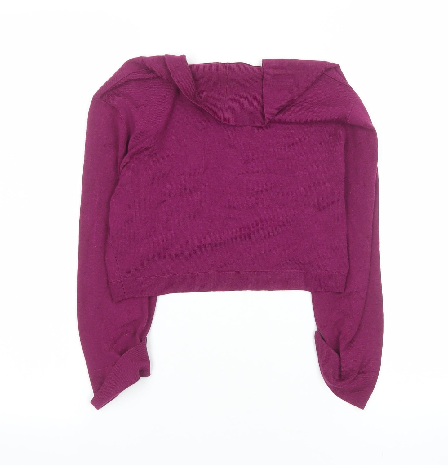 Phase Eight Women's Purple Shrug Knit Cardigan Size 10