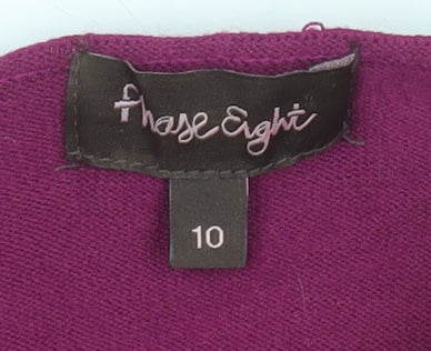Phase Eight Women's Purple Shrug Knit Cardigan Size 10